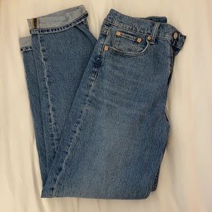 Gap Sky High Straight Jeans
